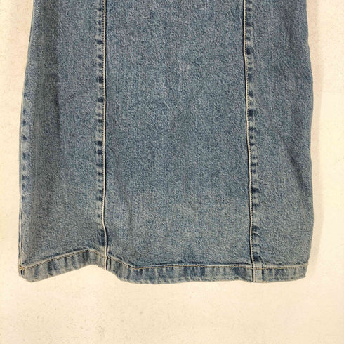 ザラ ZARA デニムノースリーブワンピース レディース import:M